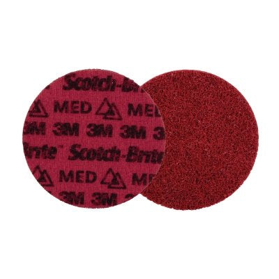 3M 638060-89244 Precision Surface Conditioning Disc, 5 in dia, Hook and Loop, Medium, 12000 RPM