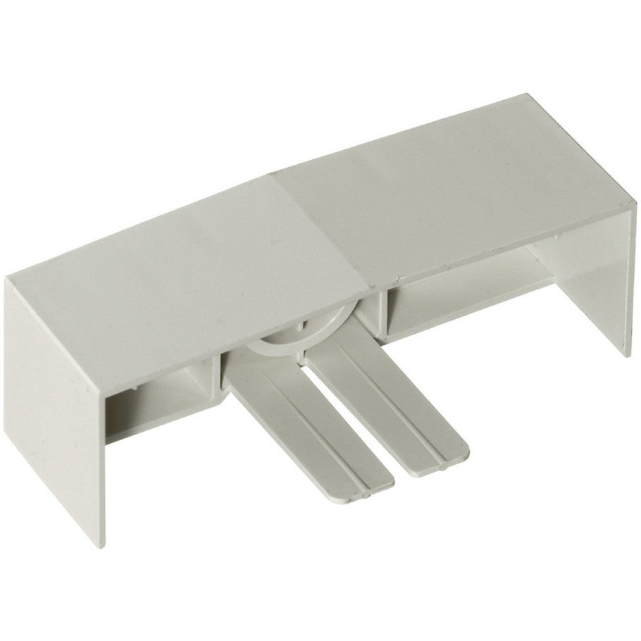 2/3 ChanTrak BaseTrak End Cap, Office White