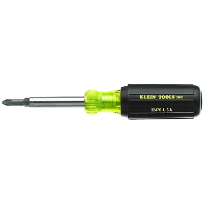 Multi-bit Screwdriver/Nut Driver, 5-In-1, Phillips/Slotted