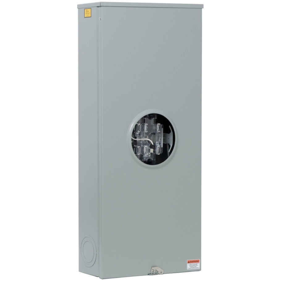 Meter Socket, Ringless, 320A, 600V, 3-Phase, 4-Wire, Lever Bypass, NEMA 3R, OH