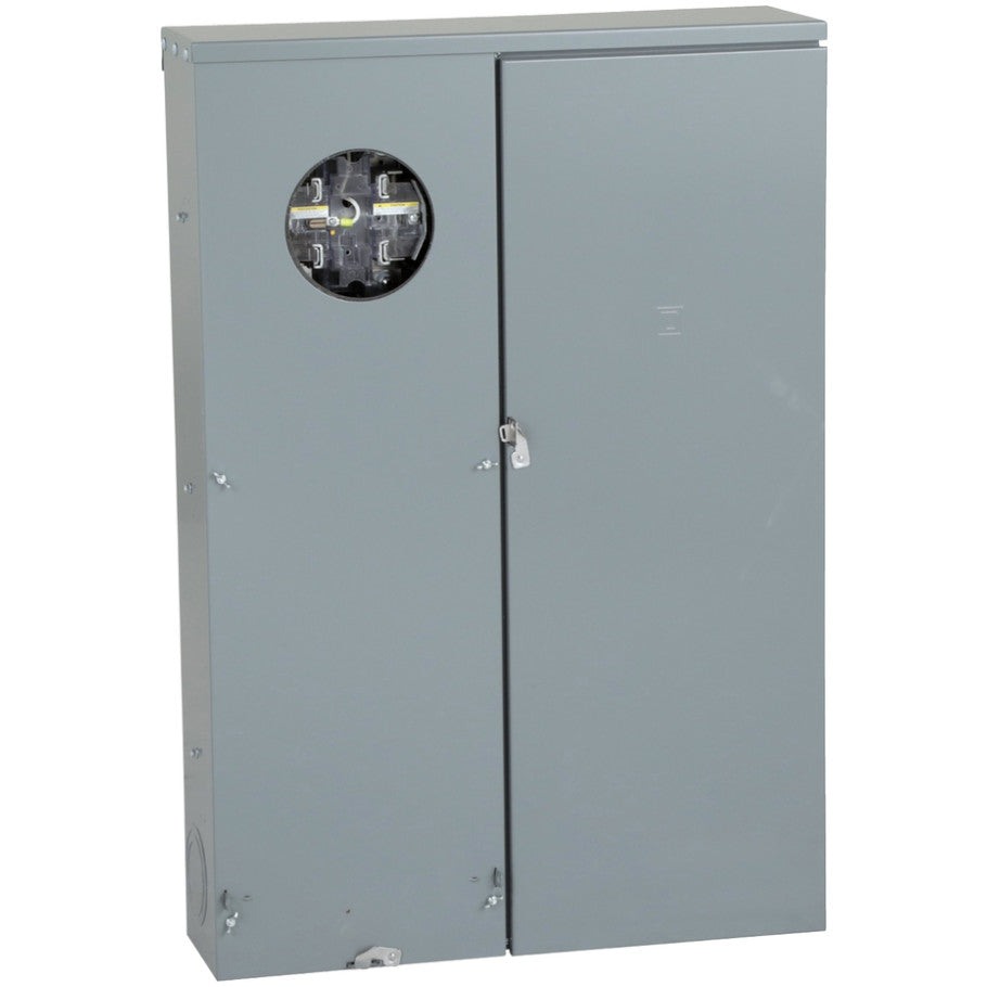 QO Rainproof Meter Main With Class 320 Lever Bypass, Ringless, 1 Phase 120/240VAC