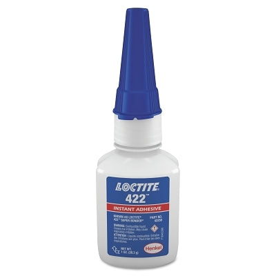 422 Super Bonder Instant Adhesives, 1 oz, Bottle, Clear