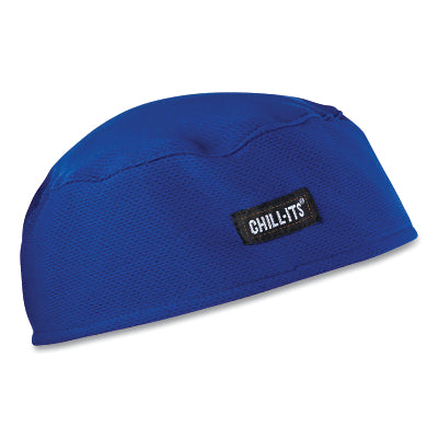 Chill-Its 6630 High-Performance Skull Cap, One Size Fits Most, Blue