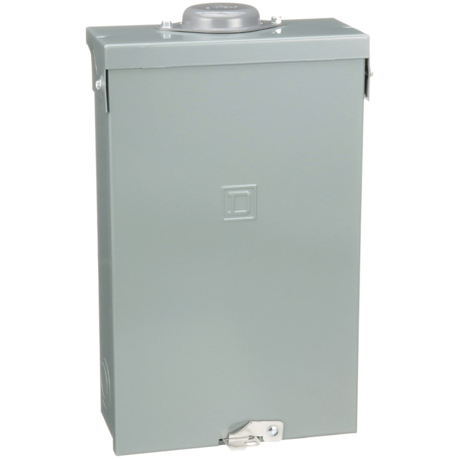 Homeline Load Center, 125A Fixed Main Lug, 1-Phase, 4-Space, 8-Circuit, NEMA 3R, Ground Bar