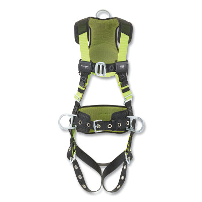 H500 Construction Comfort Full Body Harness, Back/Side D-Rings, XXL, QC Chest/Leg Buckles