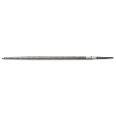 Round Bastard-Cut File, 4 in L, Smooth