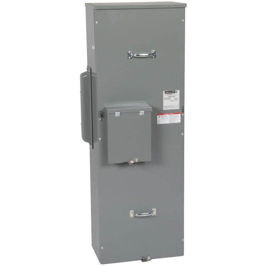Main circuit breaker unit, EZ Meter-Pak, 600A, 120/240VAC, 1ph/3W, 600A bus, 65kA, OH/UG, Type 3R