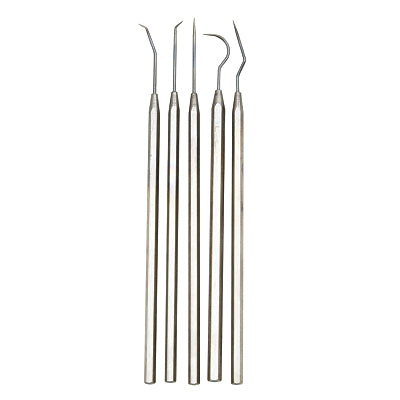 MP-6 5-Piece Micro Pick Set, 5-9/16 in L, Steel