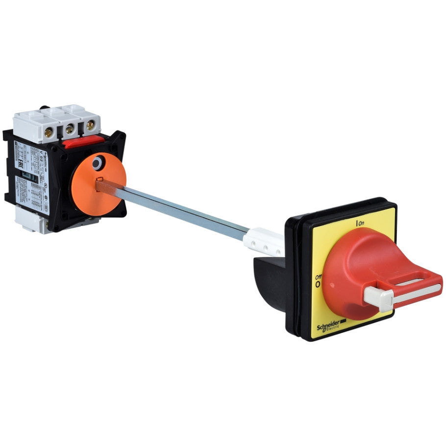 TeSys Vario - emergency stop switch disconnector - 63 A - back of enclosure