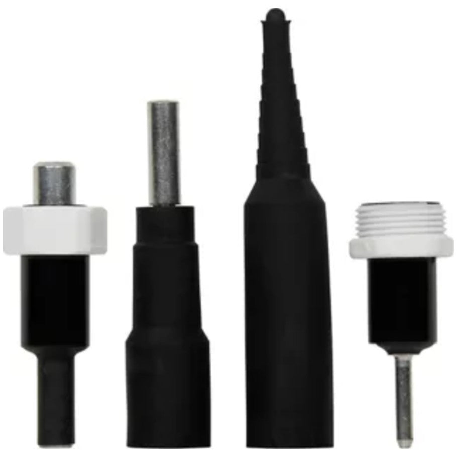TRON, HET Series, Inline Fuse Holder, Copper Crimp, 1-Pole, Black, 1.496 L x 0.394 in. Dia.