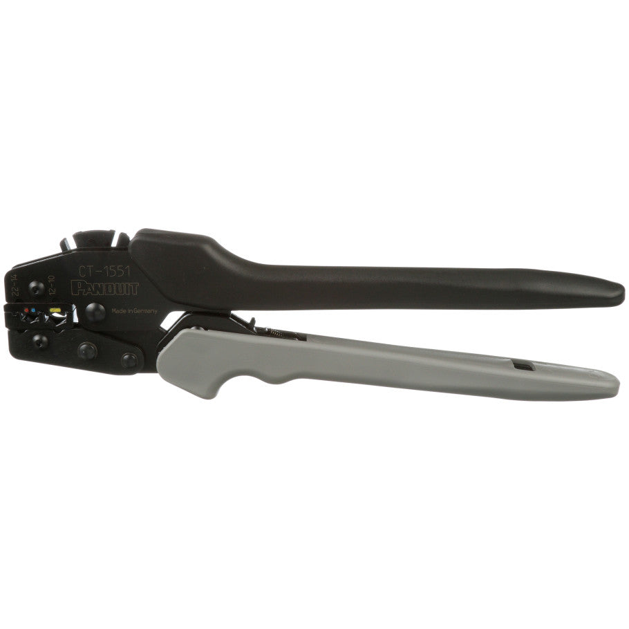 Contour Crimp Crimping Tool, Controlled Cycle, 22 to 10 AWG Insulated, Yellow Terminations