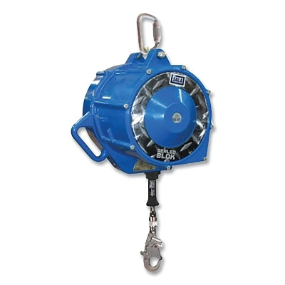 3M 3400173 Sealed-Blok Self-Retracting Lifeline, 3400173, 175 ft, Swivel Snap Hook Top, 420 lb, Swivel Snap Hook Bottom, Single-Leg
