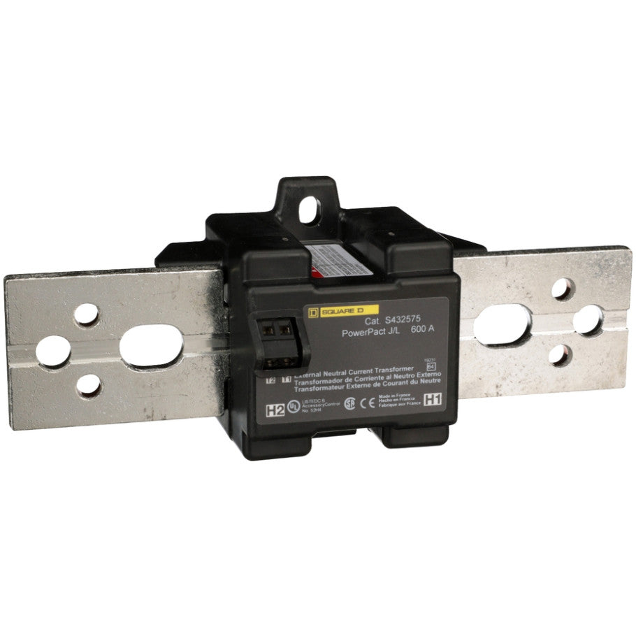 PowerPact Neutral Current Transformer, 125 to 600A, L-Frame Circuit Breaker