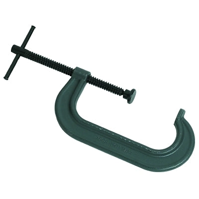 800 Series Forged C-Clamps, Sliding Pin, 3 3/4 in Throat Depth