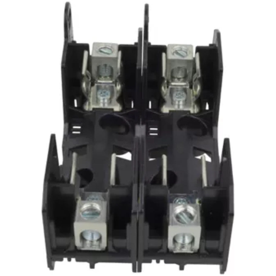 Class H 60A 250V 2 Pole Ferrule Fuse Block With Box Lug