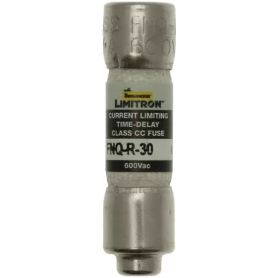 Limitron FNQ-R Series Class CC Time Delay Fuse, Rejection-Type, Current-Limiting, 2-8/10A, 600V