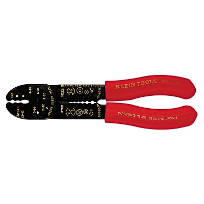 Multipurpose Tools, 7 3/4 in, 10-22 AWG, Red