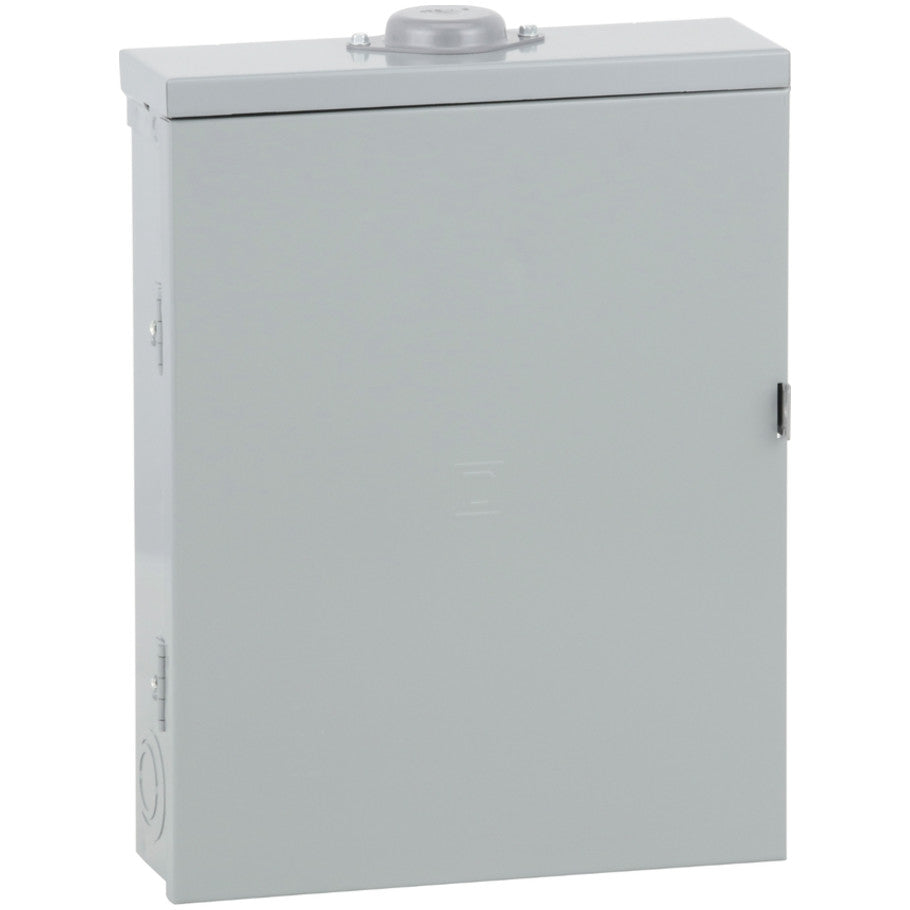 Homeline 125A 120/240V 1 Phase Raintight NEMA 3R Main Lugs Load Center, 12 Single Pole/24 Tandem