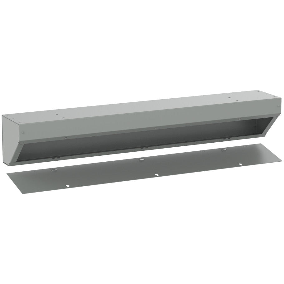 Type 1 Angled Wire Trough, 24 in. L, 8 in. H
