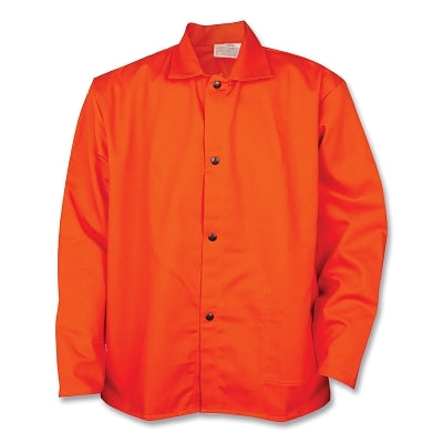 Lightweight Flame Resistant Welding Jacket, 6230D, Westex FR7A, XL, Orange