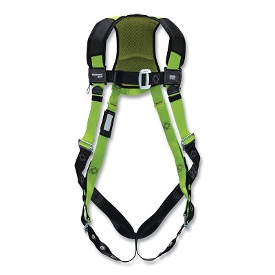 H500 Industry Comfort Full Body Harness, Back D-Ring, Tongue Leg/Mating Chest Buckles, 2X-large