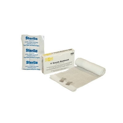 Sterile Stretch Gauze Bandage Wrap, 4 in x 5 yd, Gauze Roll
