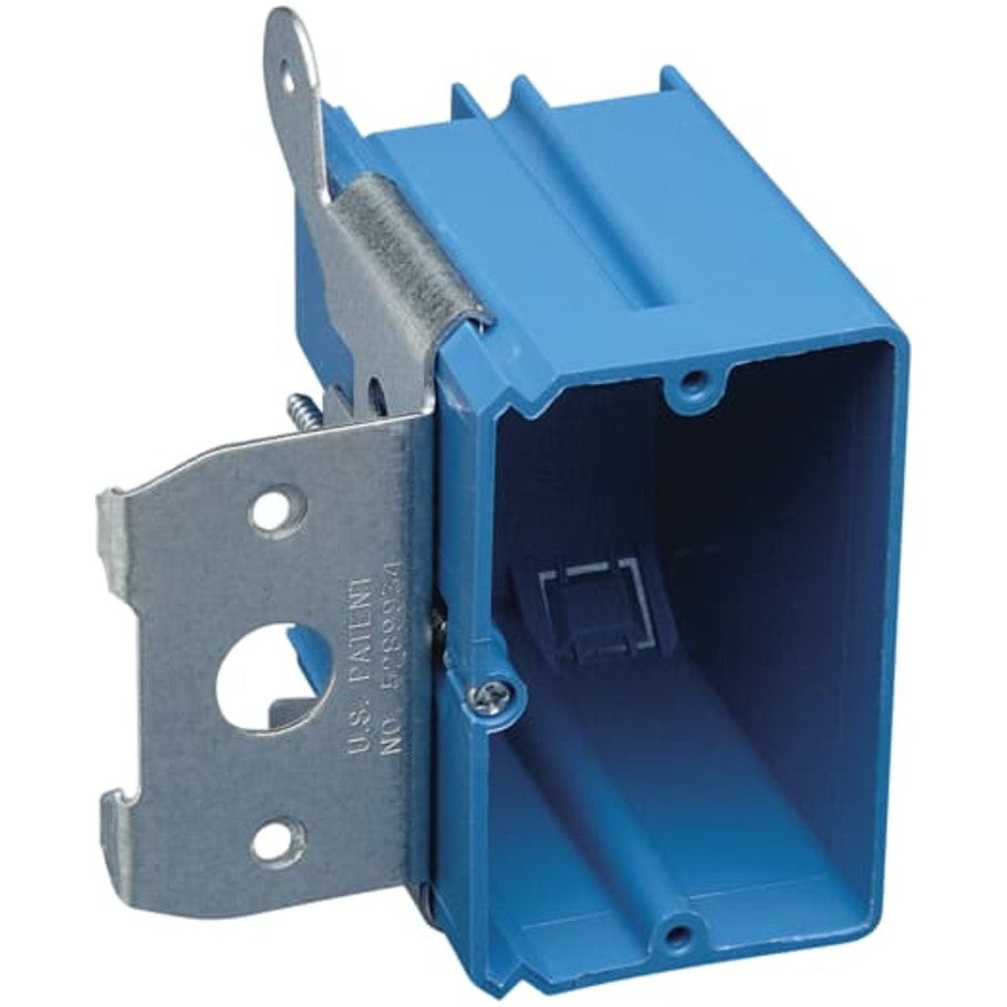 Blue Polycarbonate Outlet Box