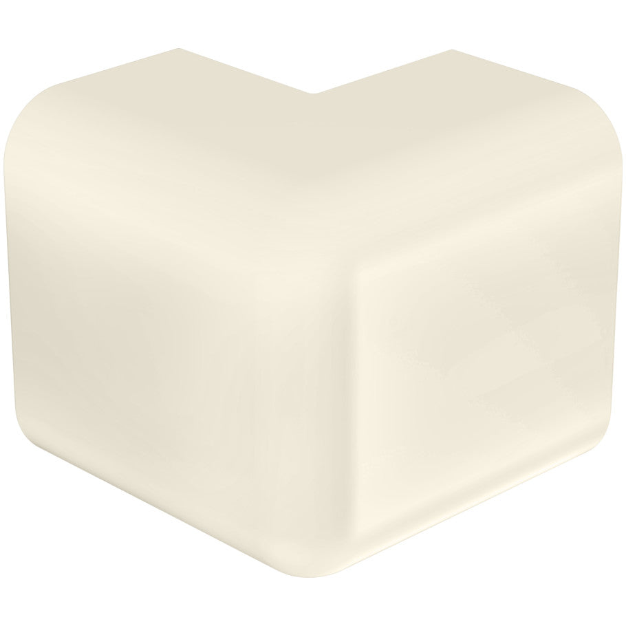 Surface Raceway, LDPH10 Power Rated Outside Corner, Off-White