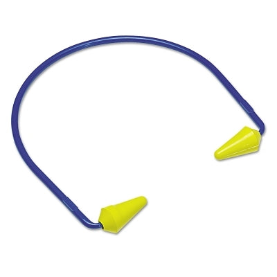 3M 320-2001 Caboflex Model 600 Hearing Protectors, ABS, PVC, Silicone, Yellow, Banded