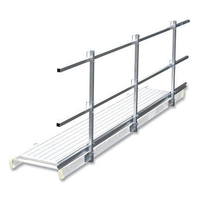 Guardrail, 156 in x 1.5 in, Square Cut Length, Aluminum
