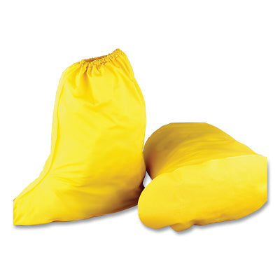 PVC Boot/Shoe Covers, Large, PCV, Yellow