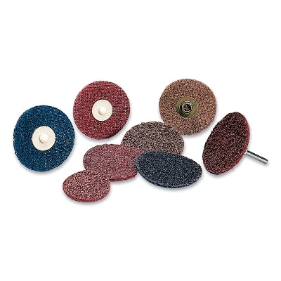 3M 051115-33167 Surface Conditioning GP Disc, 7 in dia, Hook-and-Loop, Coarse, 6,000 RPM, Aluminum Oxide