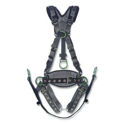 V-FIT Derrick Harness, Chest and Hip D Rings, Standard, Tongue Buckle Leg Straps