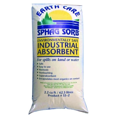 Industrial Absorbent, Absorbs 12 gal, 2.2 ft Coverage