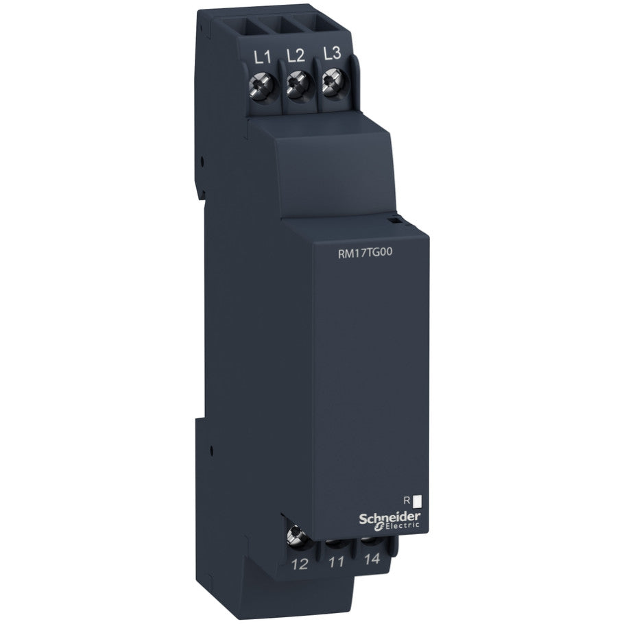 Modular Control Relay, Plastic, 208 to 480V ac, 5A, 3-Phase, SPDT, DIN Rail Mount, 72 L x 90 H x 17.5 W mm