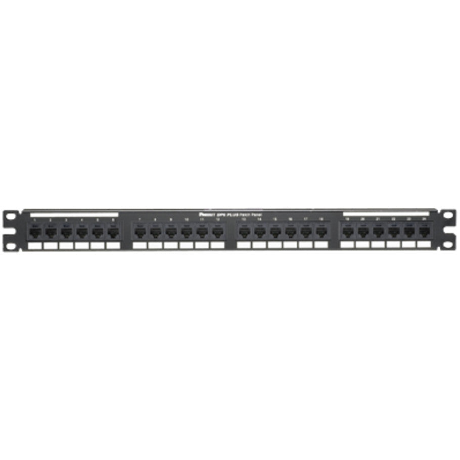 DP6 Plus Category 6 UTP Flat Patch Panel, 1 RU