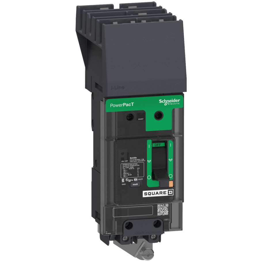 PowerPact B Circuit Breaker, 100A, 2P, 600Y/347V AC, 14kA at 600Y/347 UL, I-Line