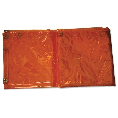 Welding Curtain, 6 ft X 6 ft, PVC, Yellow, 14 mil