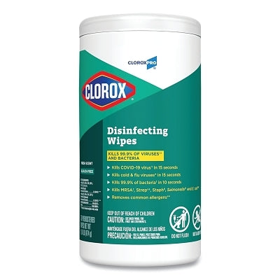 Disinfectant Wipes, 75 Count, Canister, Fresh Scent