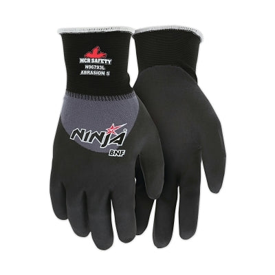 Ninja BNF Gloves, Large, Black/Gray