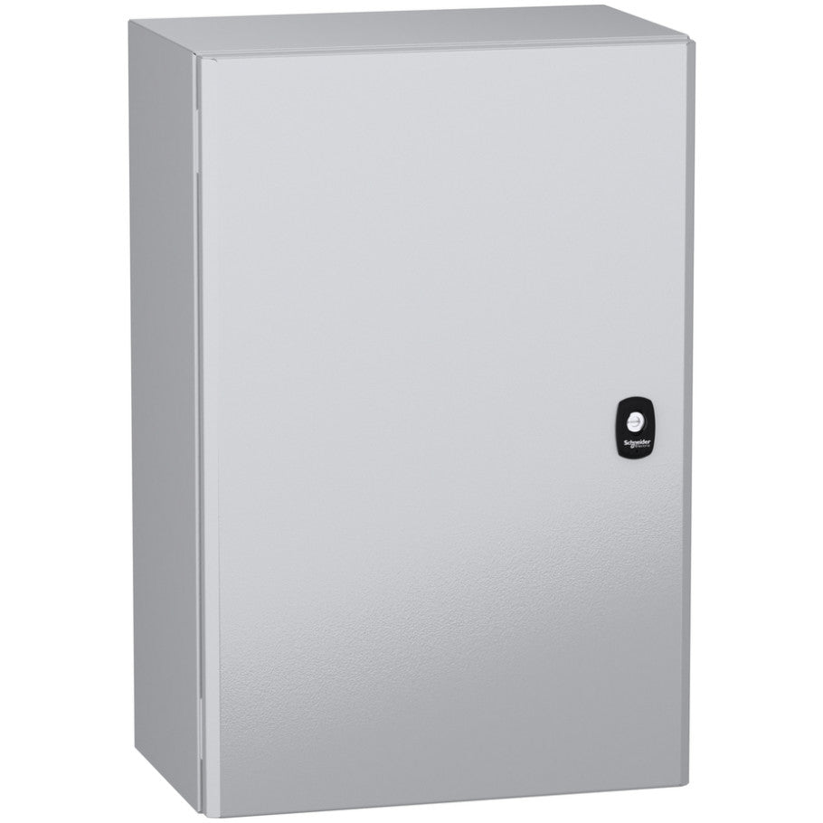 Wall mounted steel enclosure, PanelSeT S3DC, plain door, without plain chasis, 600x400x250mm, IP66, IK10