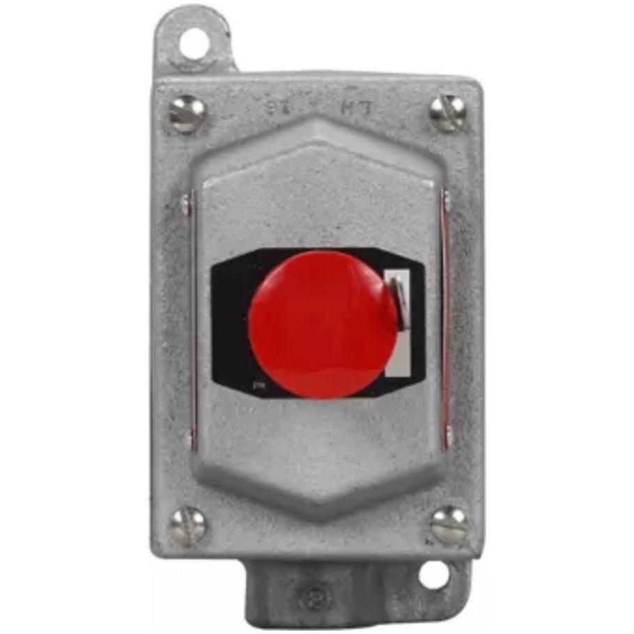 Enclosure with Pushbutton, EDS Series Control Stations, Front Operated, Dead End