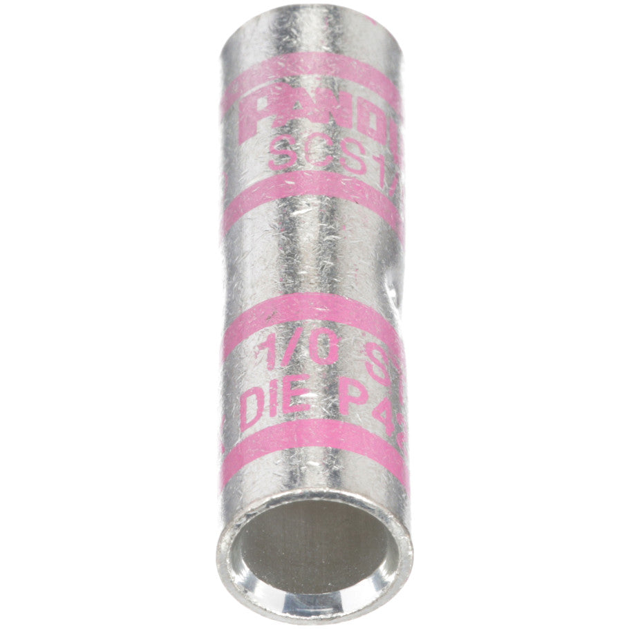 Pan-Lug SCS1/0-X Comp. Splice, 1/0, Tin-Plated Copper, PK10