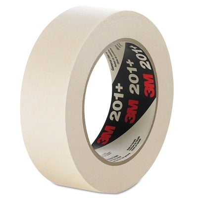 3M 051115-64742 General Use Masking Tape 201+, 48 mm X 55 m x 4.4 mil, Tan