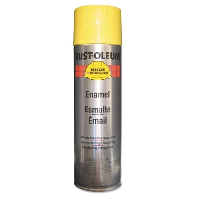 High Performance V2100 System Enamel Aerosol, 15 oz Can, Safety Yellow, Gloss
