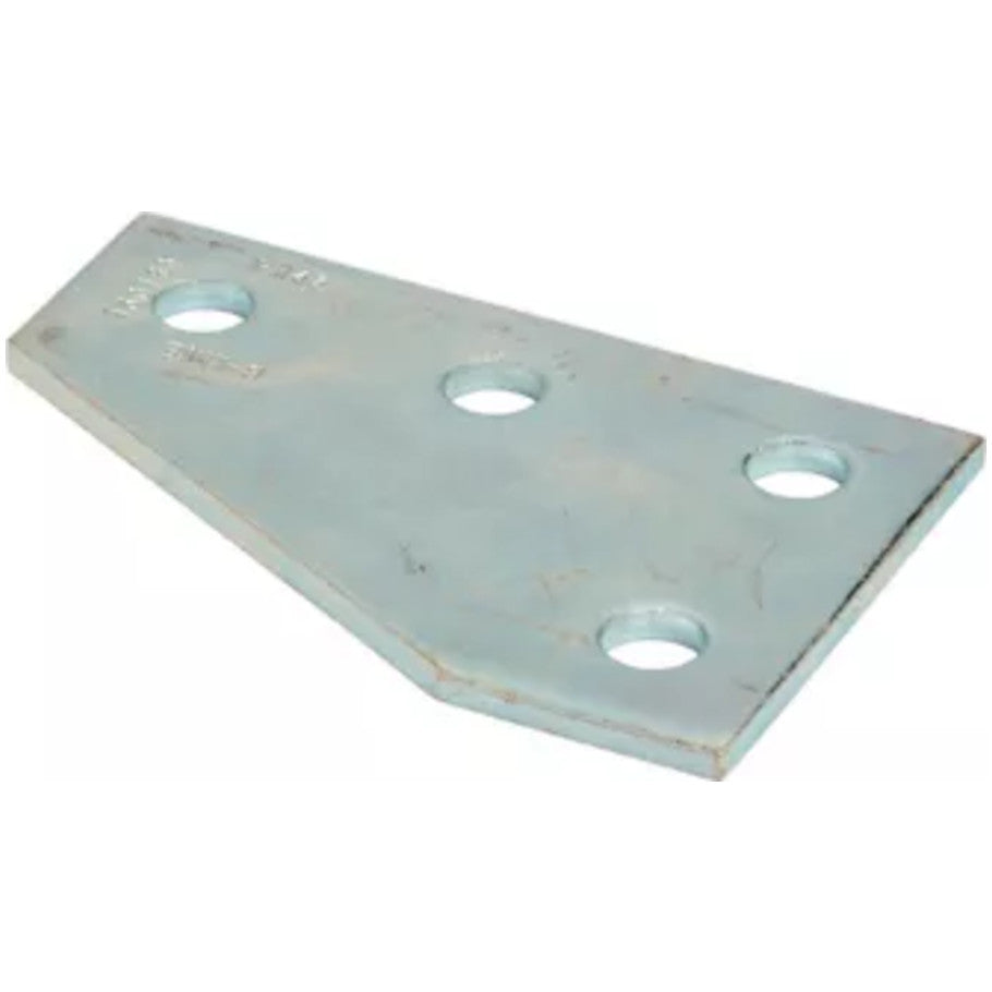 4 HOLE CORNER GUSSET PLATE ZN PLTD