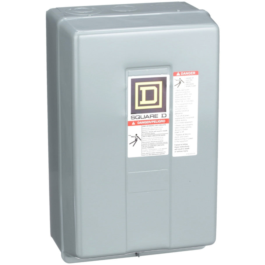 Mechanically Held Lighting Contactor, 3-Pole, NEMA 1 Enclosure, 120V Coil