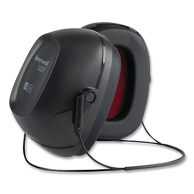 VeriShield 100 Series Passive Earmuffs, 25 dB, Black, Helmet Mounted, VS130HFB, Large Cup