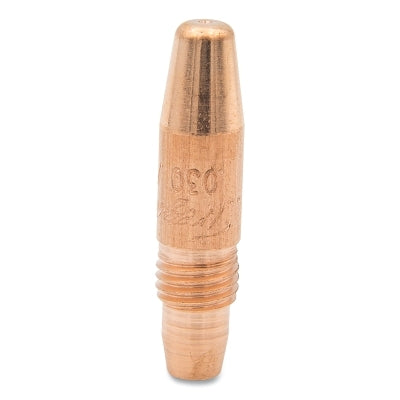 TOUGH LOCK Contact Tip, 0.030 in Wire, Heavy-Duty, Copper, Tapered
