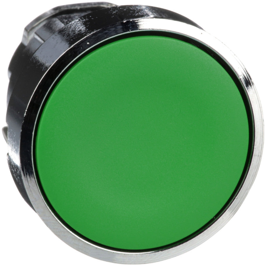 Round Flush Green 22mm Non-Illuminated Pushbutton